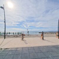 Lungomare Diaz Muro antisbarco Area Fitness