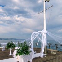 Matrimonio sul pontile