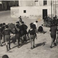 L'aquila la raccolta del ferro giovani balilla marzo 1941