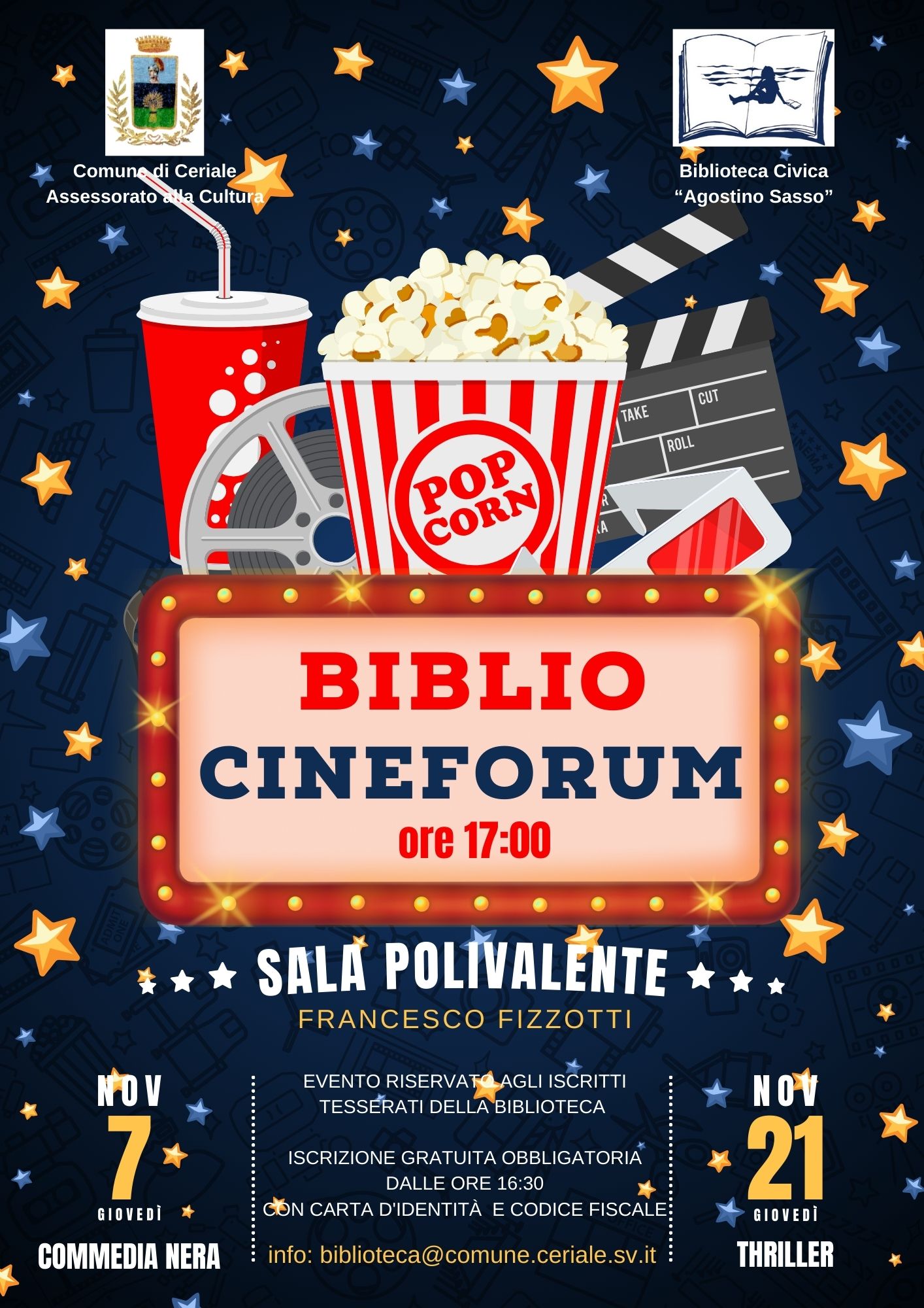 CINEFORUM NOVEMBRE 2024