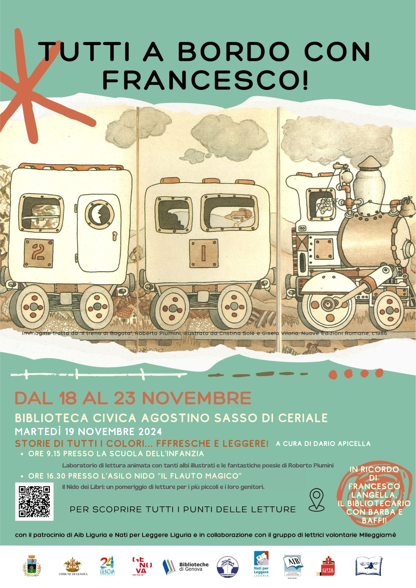 TUTTI A BORDO CON FRANCESCO! BIBLIOTECA CERIALE